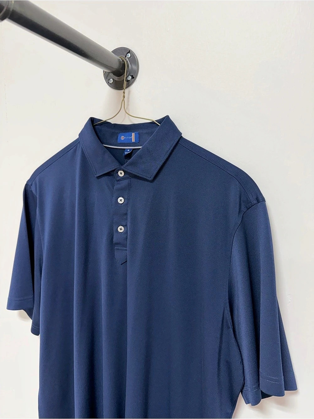 Stitch Men's Polo Shirt Blue Size XL